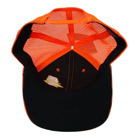 Kryptek Hunter Orange Black Mesh Snapback Cap Trucker Hat Duck Richardson NEW - Picture 5 of 14
